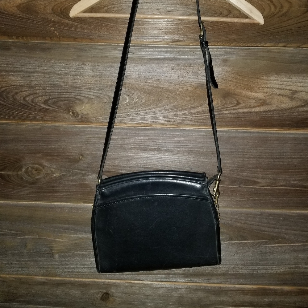 Vintage Black Coach Crossbody